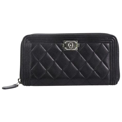 chanel boy wallet usa|Chanel boy zip around wallet.